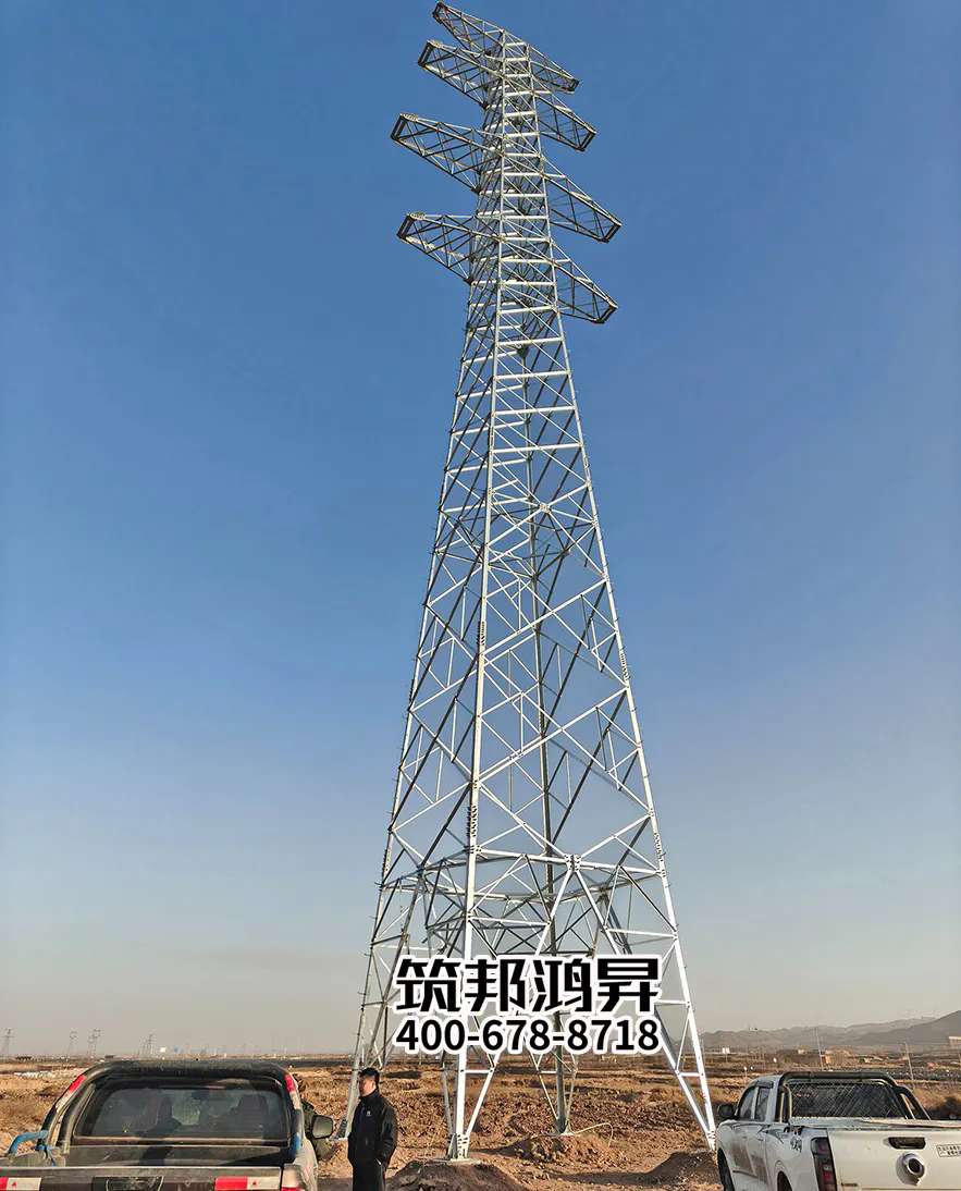 寧夏電力鐵塔案例-賢能中寧共享儲能電站外線工程